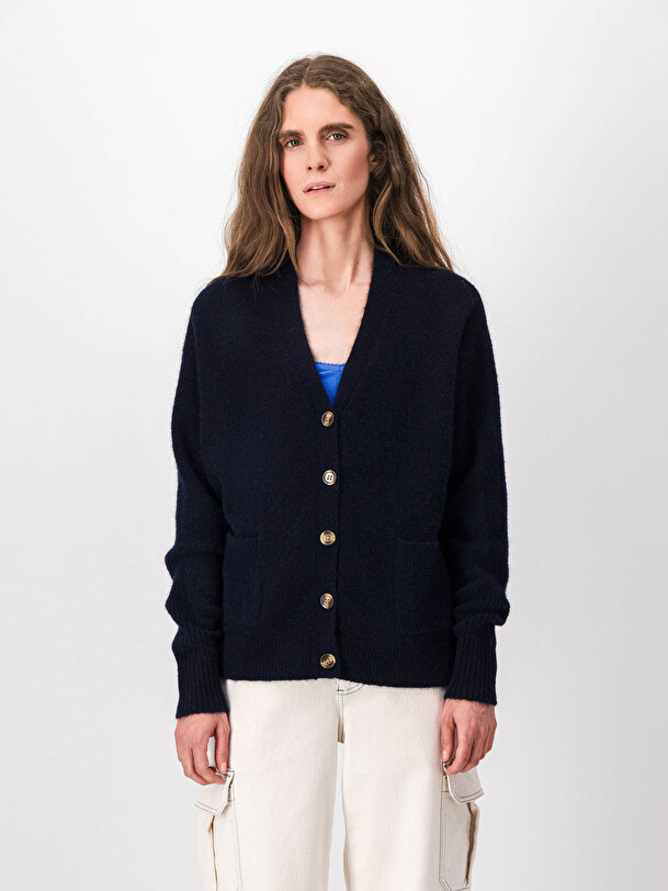 GILET KURT  Marine , Pr&ecirc;t-&agrave;-porter Bensimon
