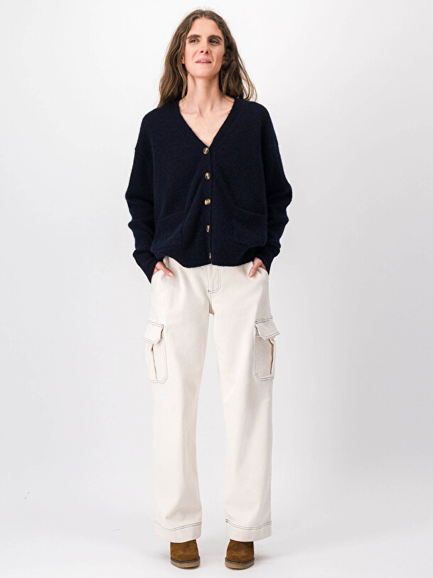 GILET KURT  Marine , Pr&ecirc;t-&agrave;-porter Bensimon