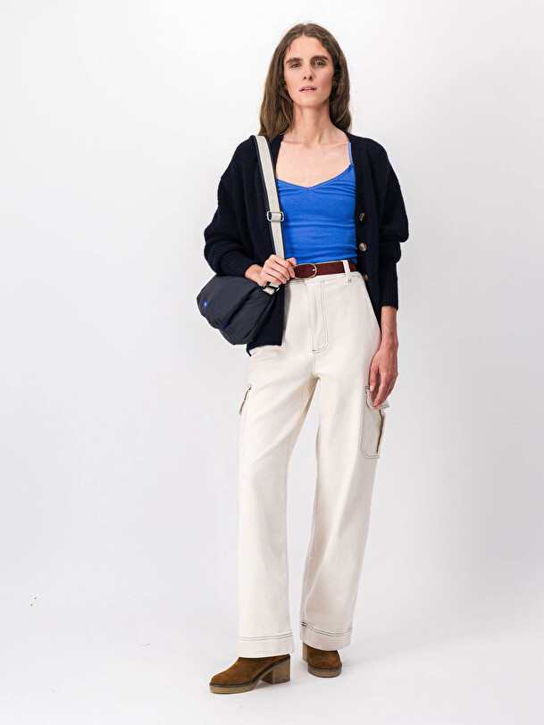 GILET KURT  Marine , Pr&ecirc;t-&agrave;-porter Bensimon