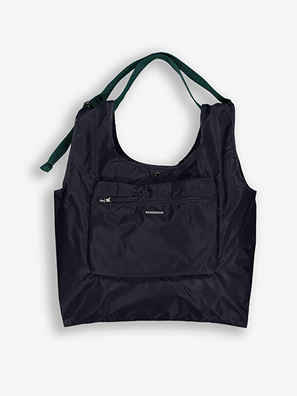 SHOPPING BAG  Bleu nuit , Sacs & Bagages Bensimon