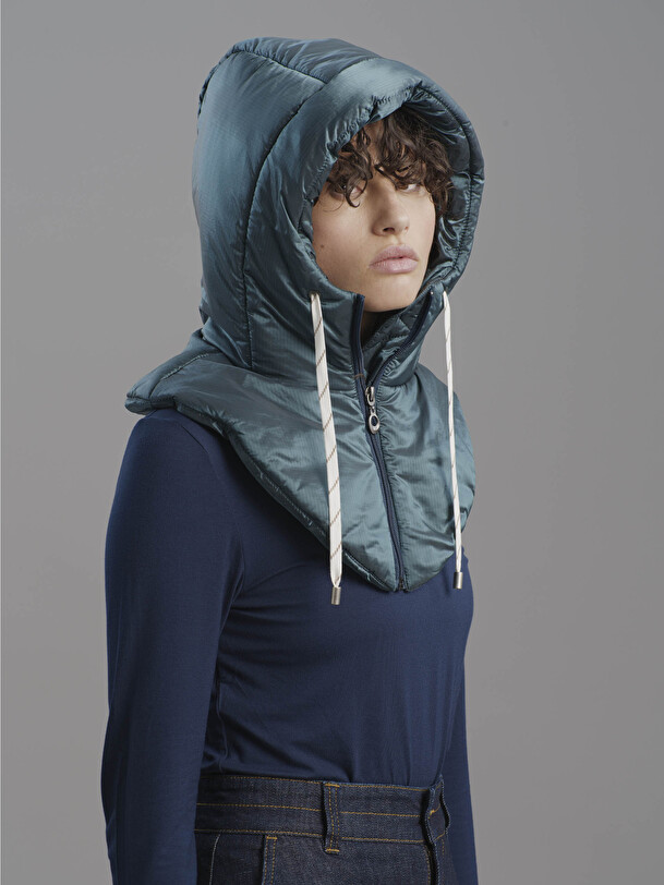 CAPUCHE MADIE  Bleu canard , Pr&ecirc;t-&agrave;-porter Bensimon