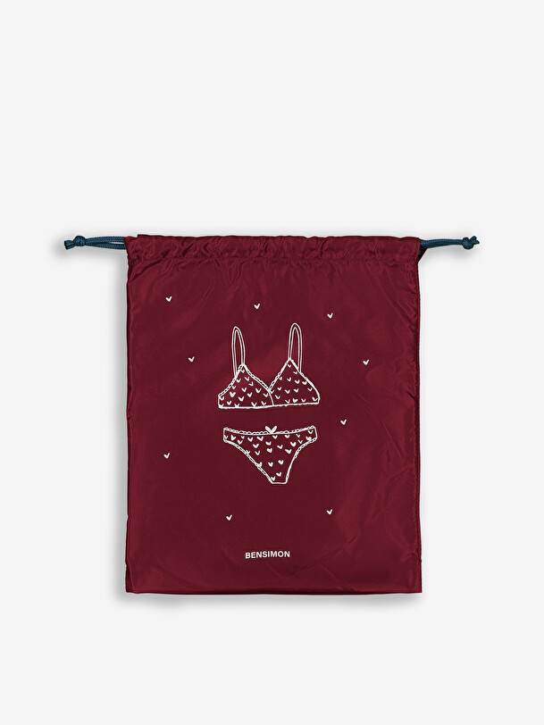 HOUSSE LINGERIE  Prune , Sacs & Bagages Bensimon