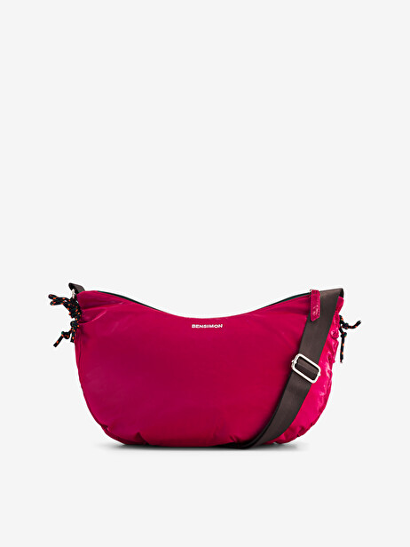 HALF MOON BAG  Fushia , Sacs & Bagages Bensimon