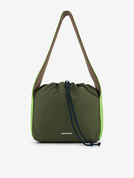 SHOULDER BAG MATARO  Kaki anis , Sacs & Bagages Bensimon