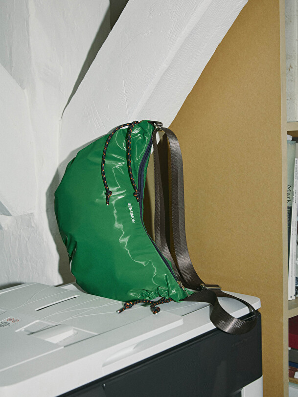 HALF MOON BAG  Vert , Sacs & Bagages Bensimon