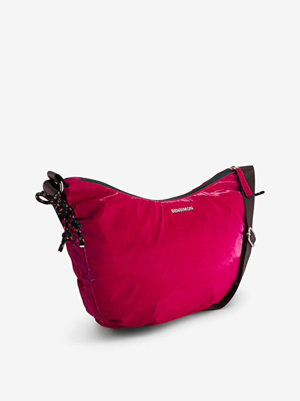 HALF MOON BAG  Fushia , Sacs & Bagages Bensimon