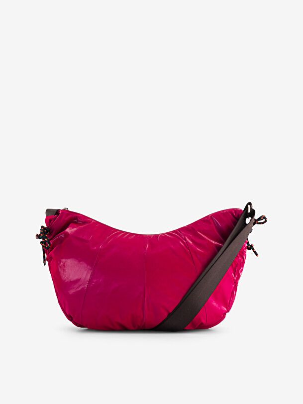 HALF MOON BAG  Fushia , Sacs & Bagages Bensimon