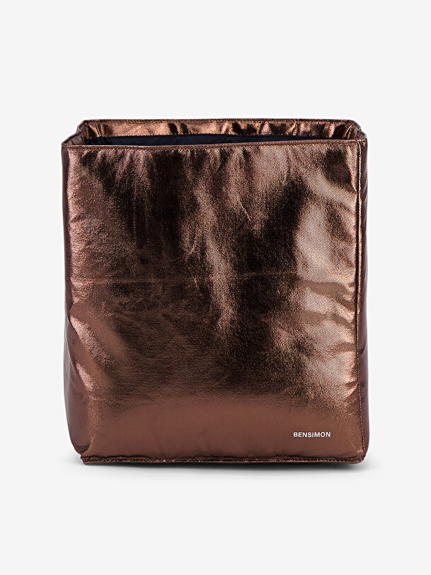 SQUARE BUCKET  Brun , Sacs & Bagages Bensimon