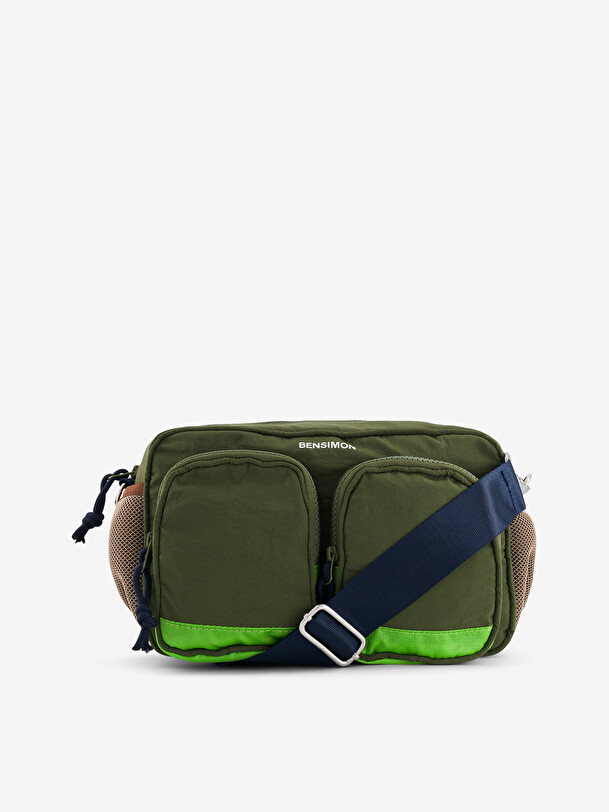 CROSS BODY MARBELLA  Kaki anis , Sacs & Bagages Bensimon