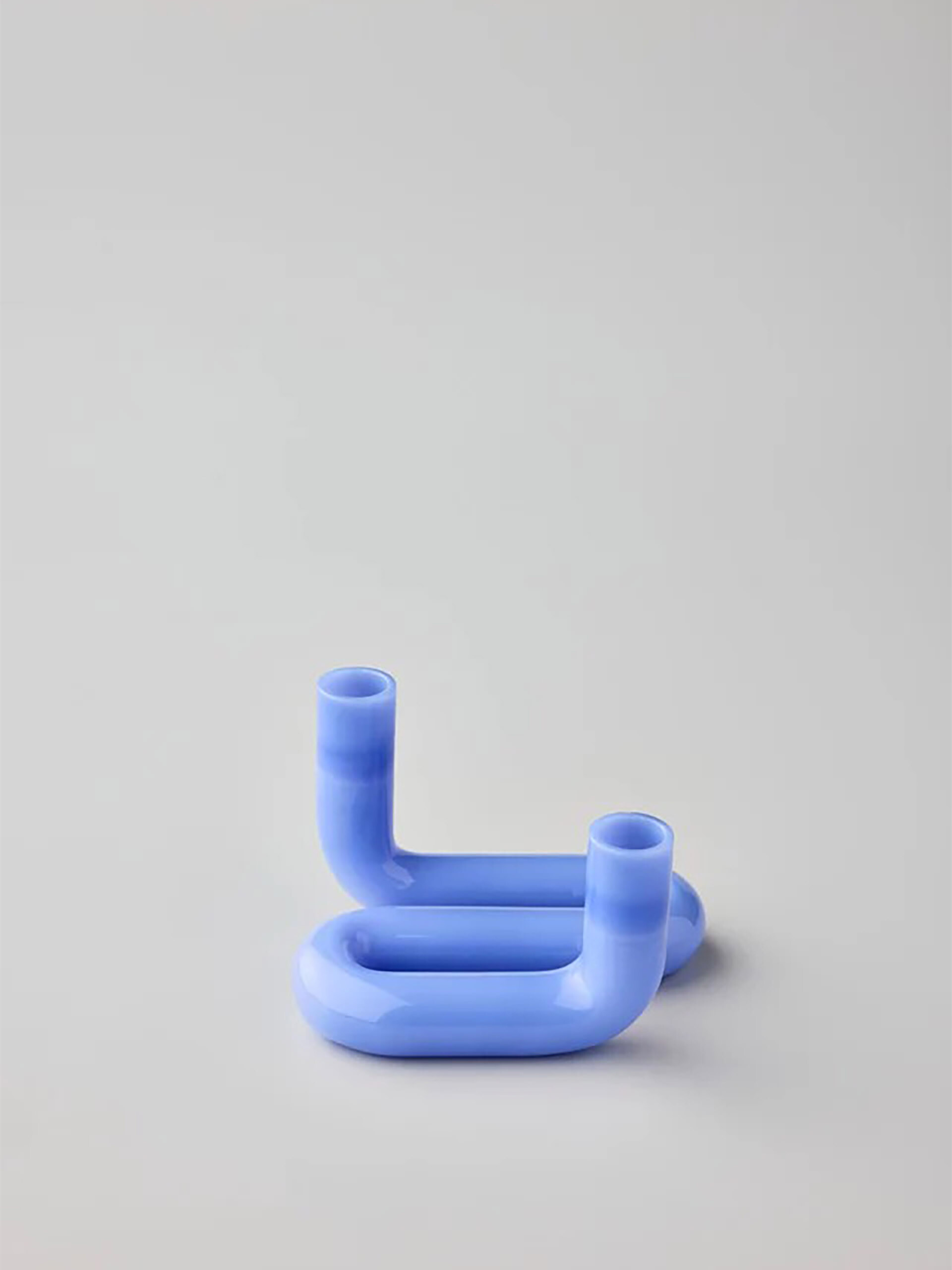 BOUGEOIR WAVE BLEU - STUDIO ABOUT Bleu , Maison Bensimon