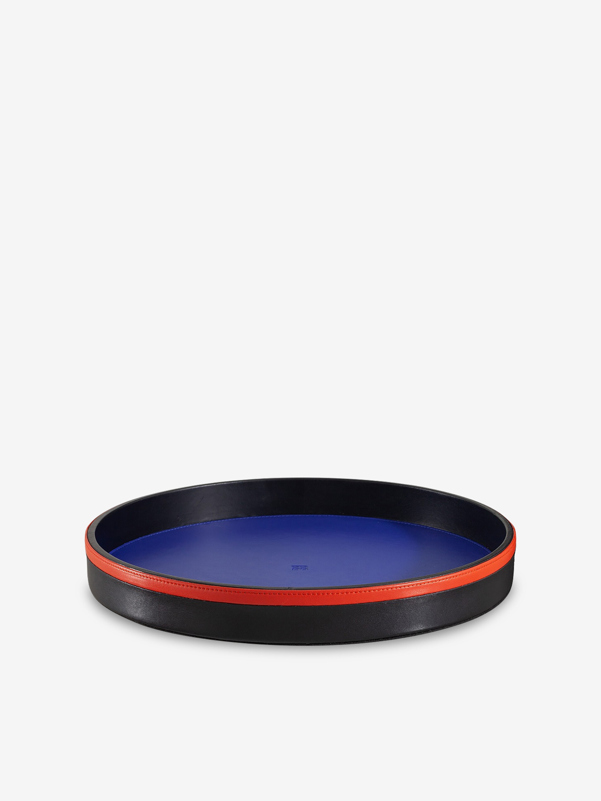 PLATEAU EN CUIR BLEU MARINE - DAS GOODSH... Marine , Maison Bensimon