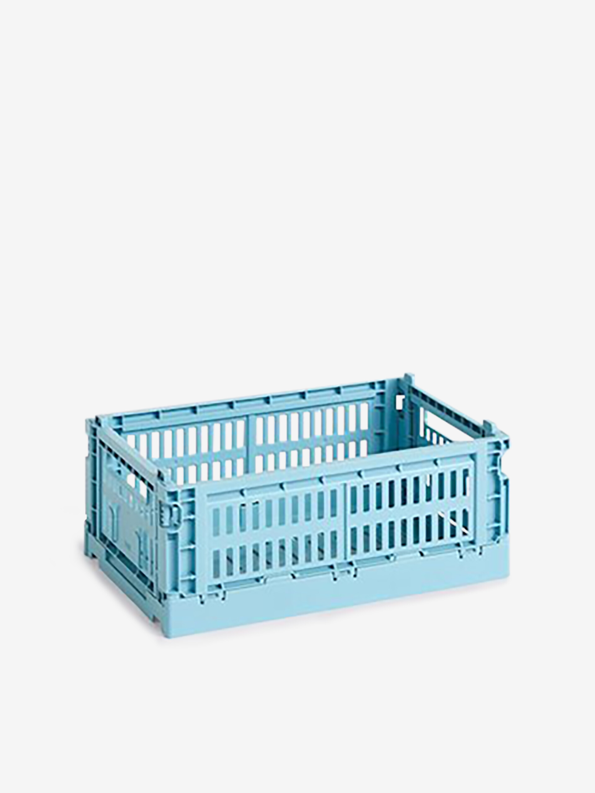 PANIER COLOUR CRATE S POLYPROPYLENE RECYCLE BLEU CLAIR - HAY Bleu , Maison Bensimon