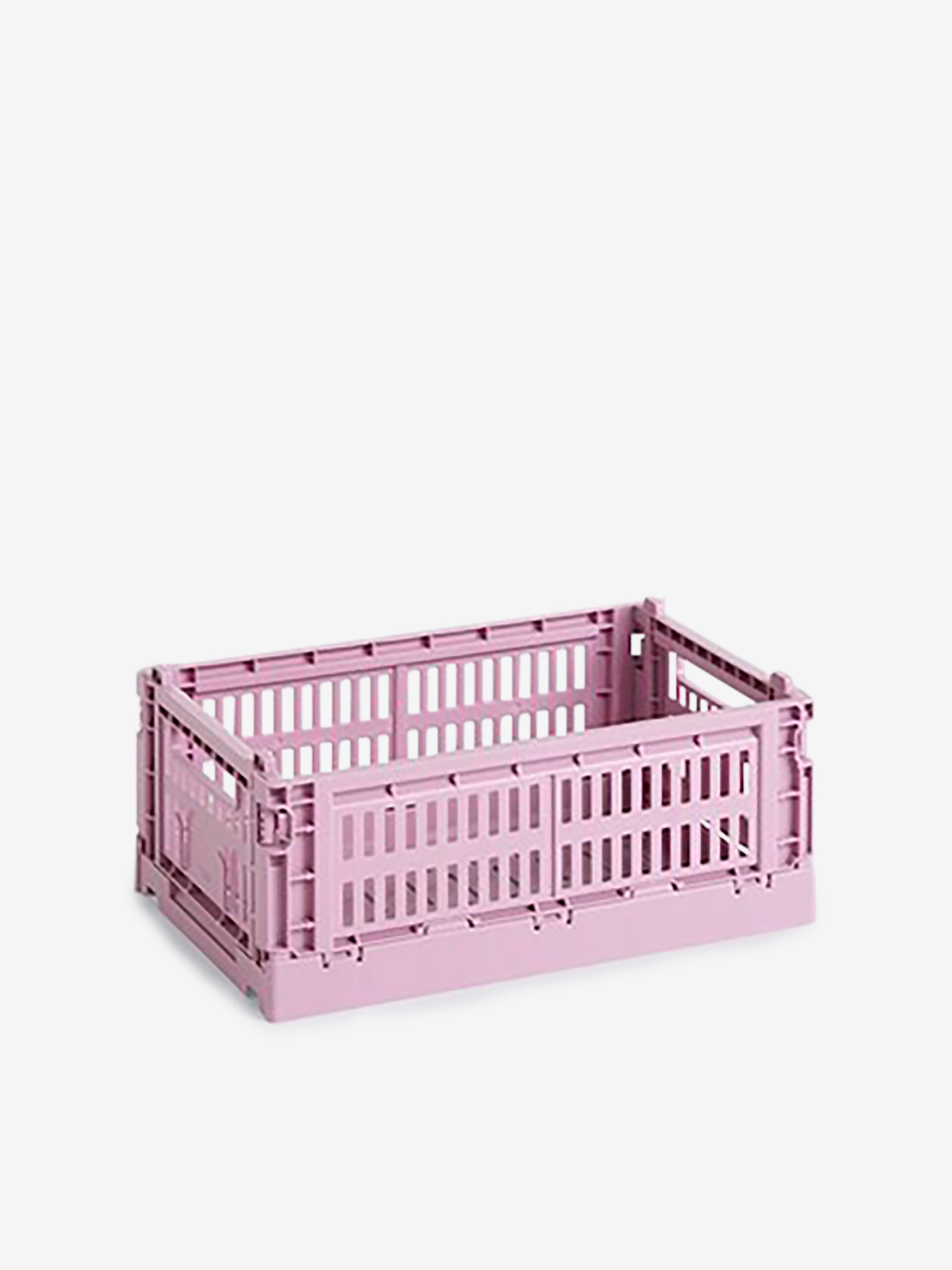 PANIER COLOUR CRATE S POLYPROPYLENE RECYCLE ROSE - HAY Rose , Maison Bensimon