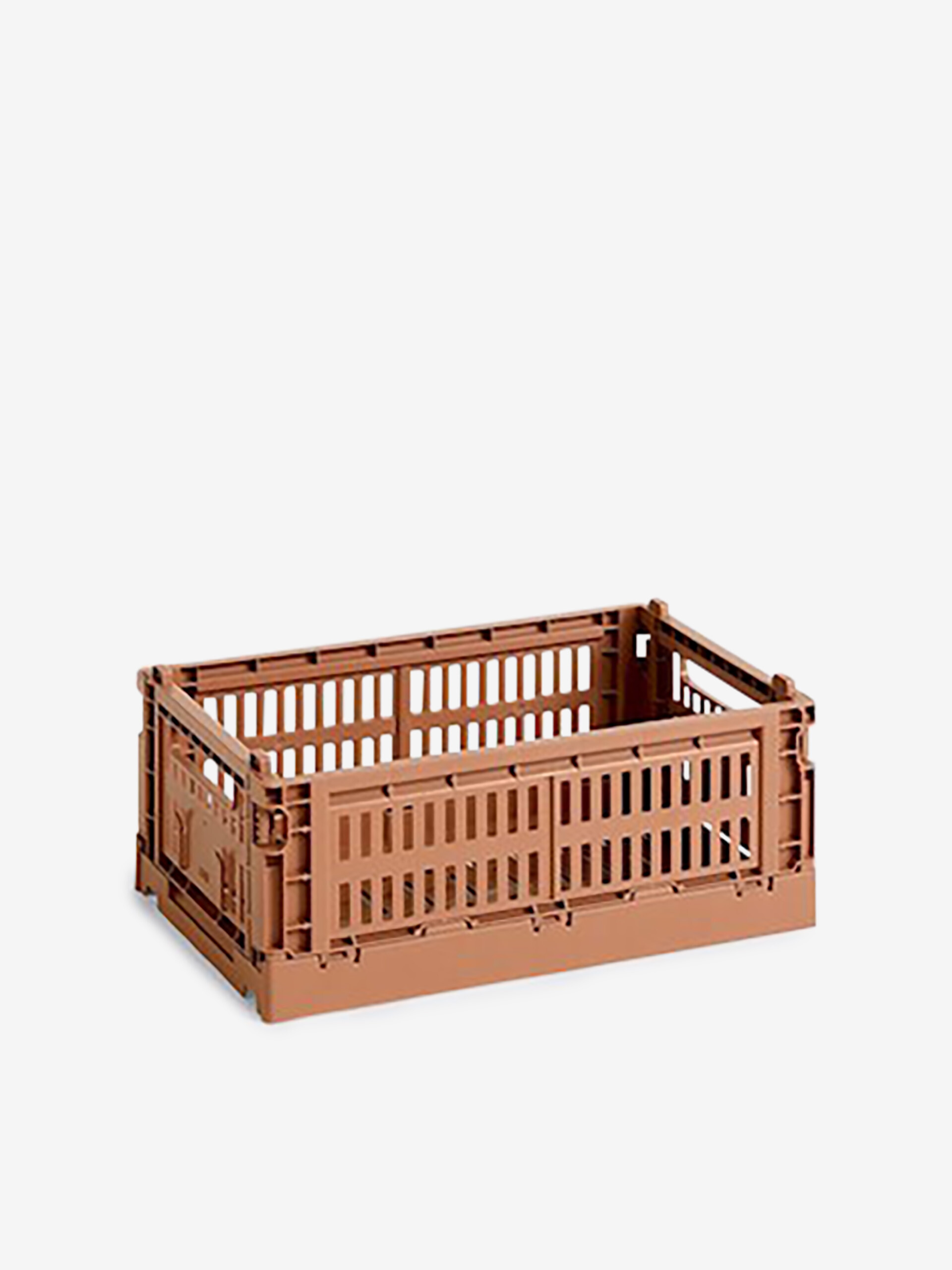 PANIER COLOUR CRATE S POLYPROPYLENE RECYCLE TERRACOTTA - HAY Terracotta , Maison Bensimon