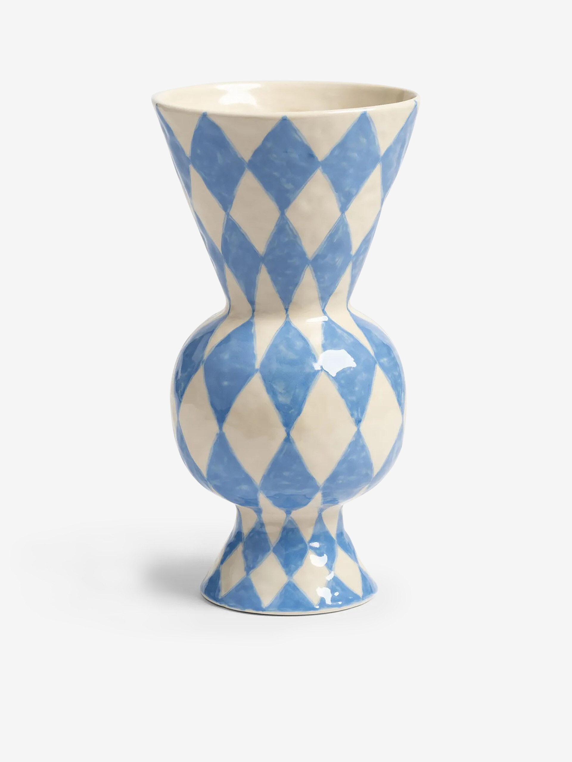VASE RHOMBIC BLEU - &KLEVERING Bleu , Maison Bensimon