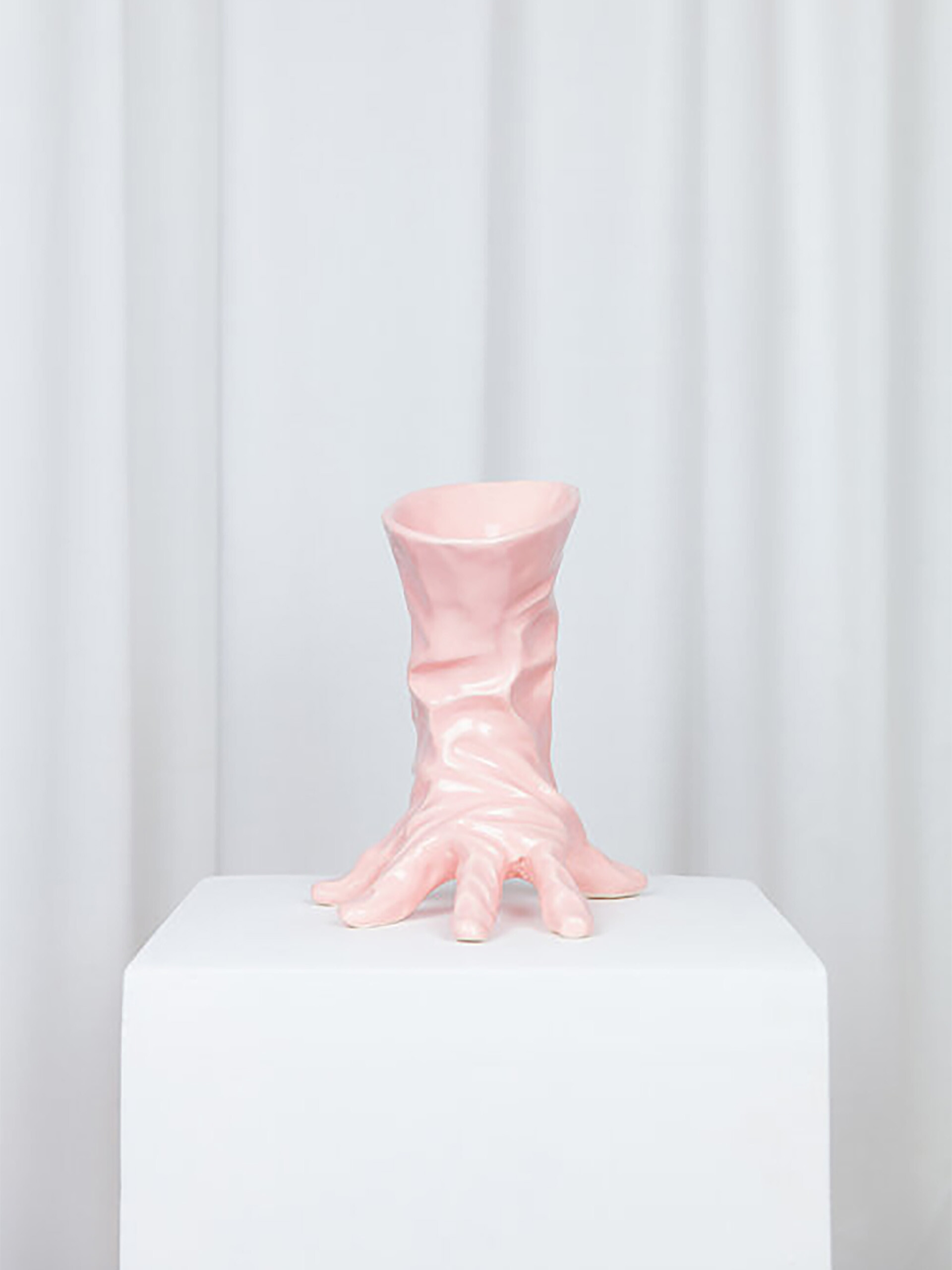 VASE GLOVE ROSE - LOLA MAYERAS Rose , Maison Bensimon