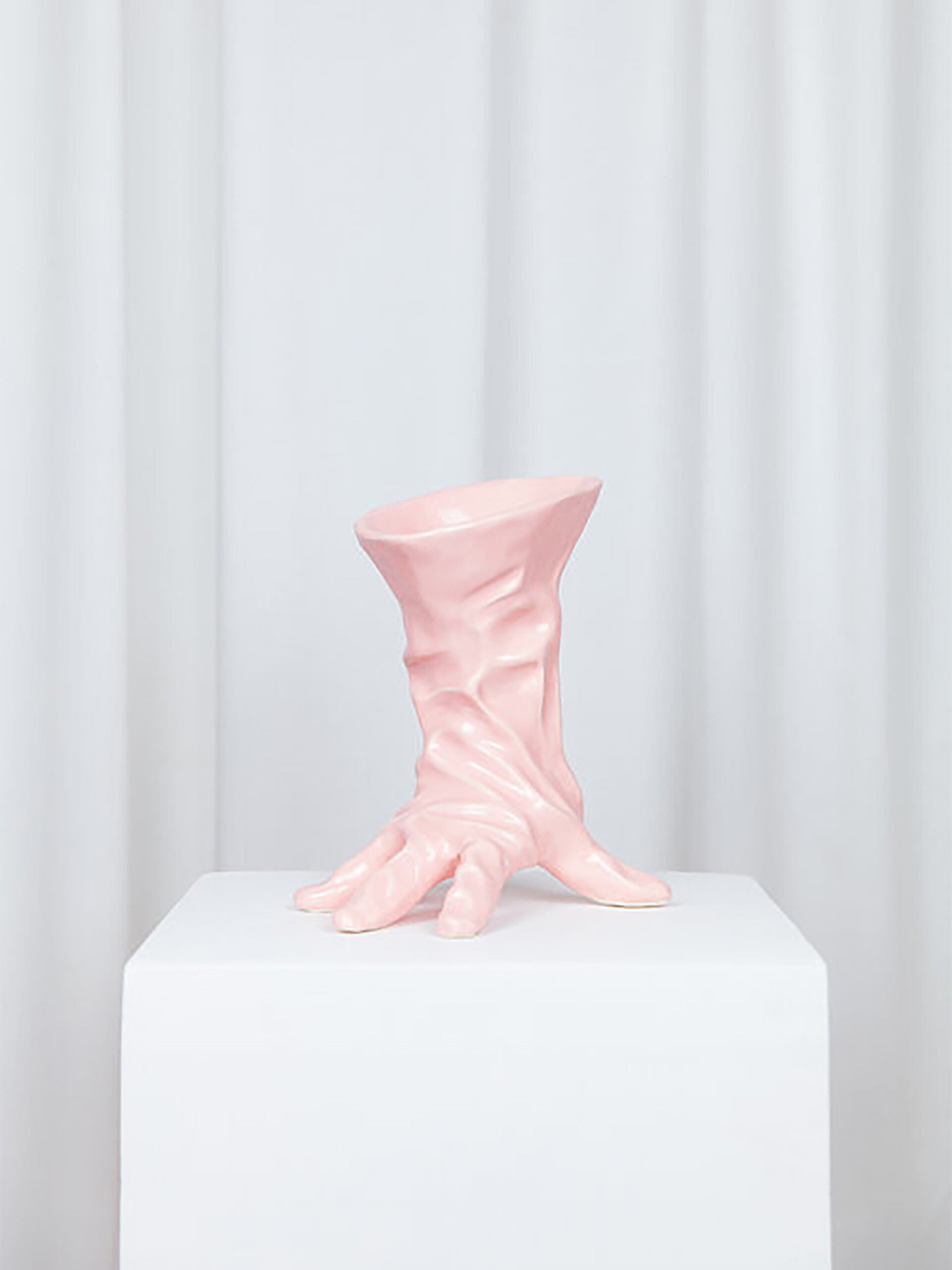 VASE GLOVE ROSE - LOLA MAYERAS Rose , Maison Bensimon