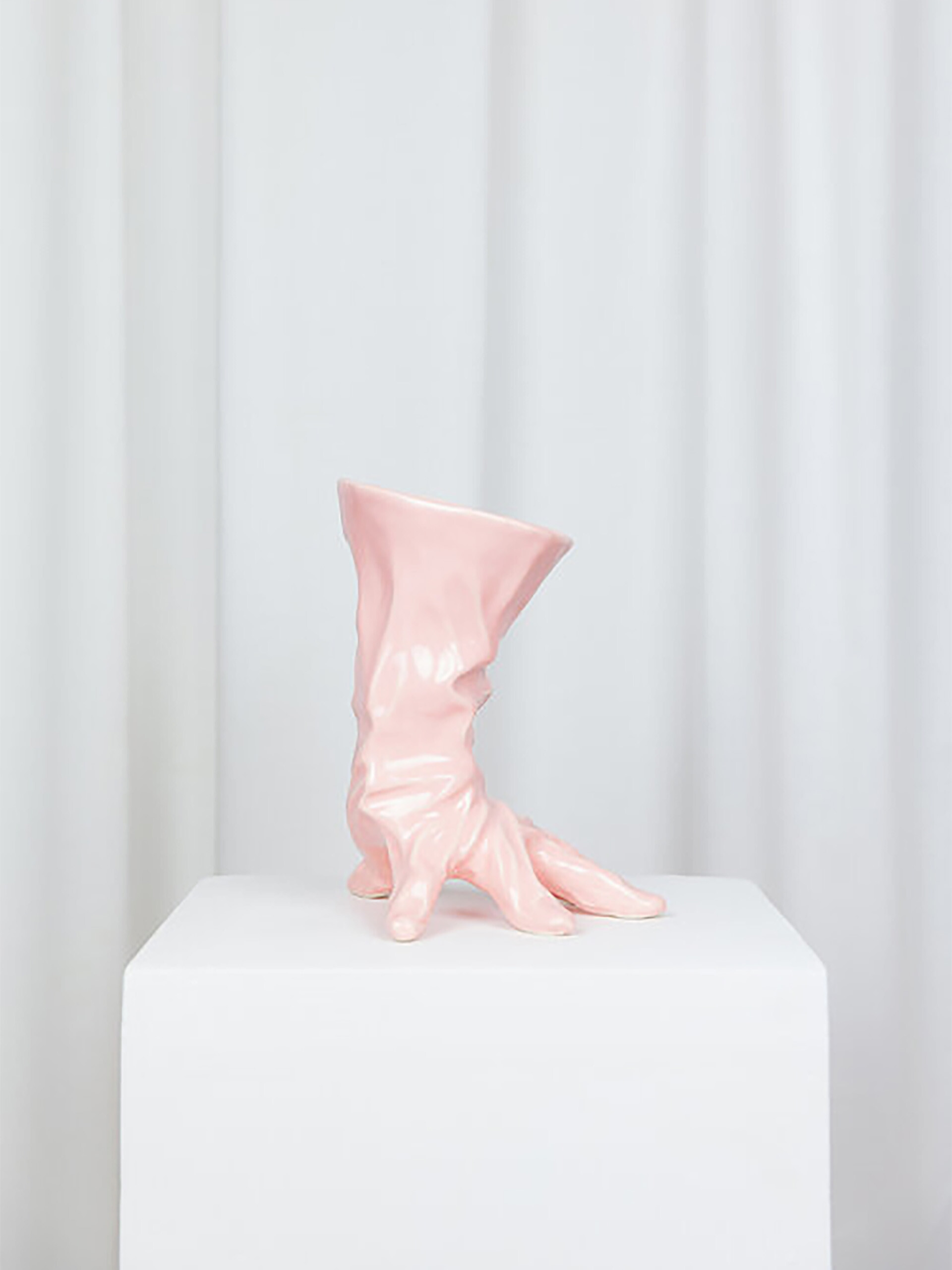 VASE GLOVE ROSE - LOLA MAYERAS Rose , Maison Bensimon