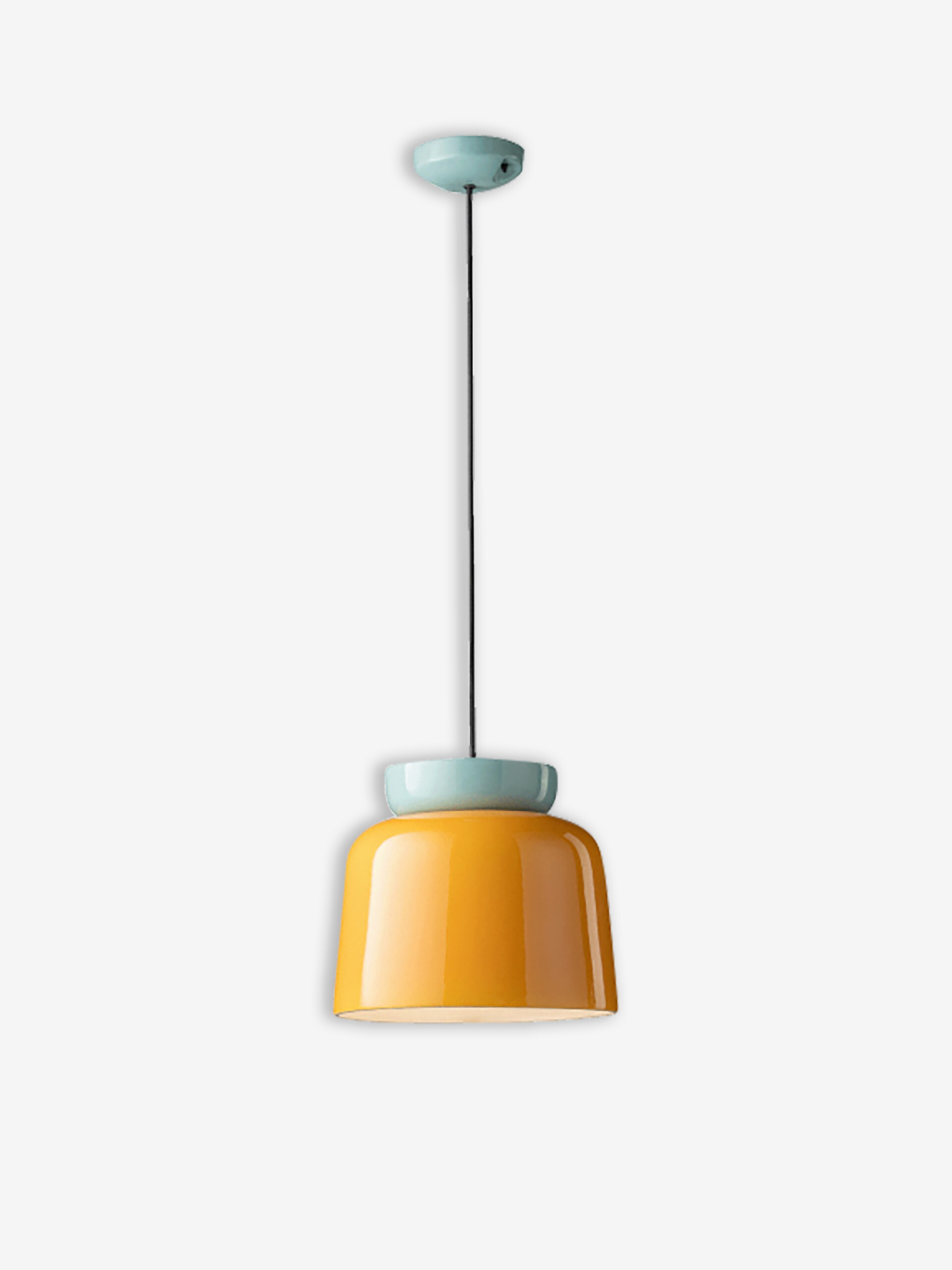 SUSPENSION CORCOVADO CURRY/CIEL - FERROLUCE Curry , Maison Bensimon