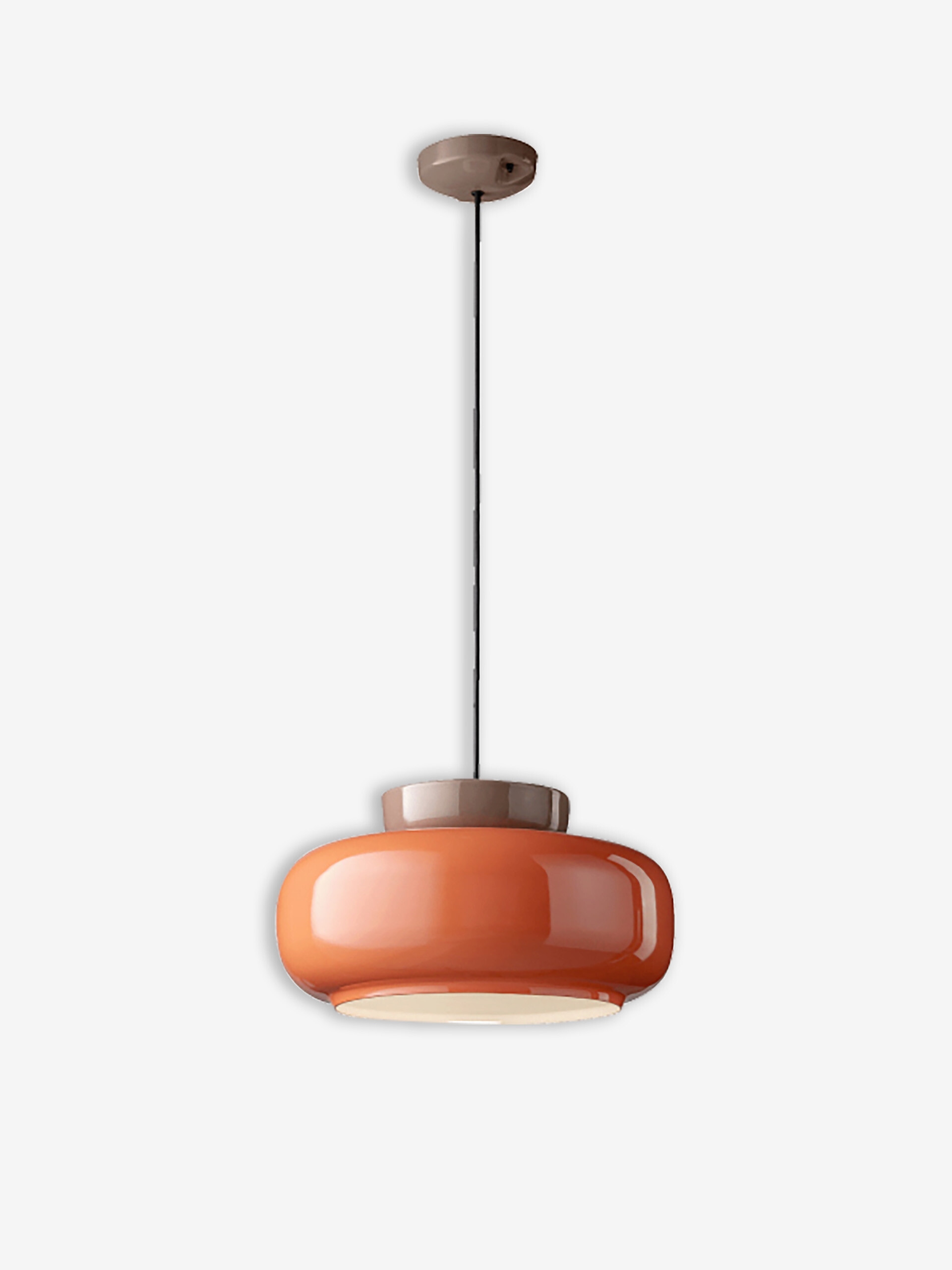 SUSPENSION MARACANA ROUGE/MARRON - FERROLUCE  Rouge , Maison Bensimon