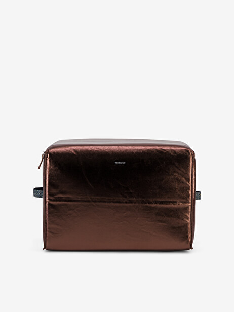 HOUSE CASE SHINY TWILL L  Brun , Maison Bensimon