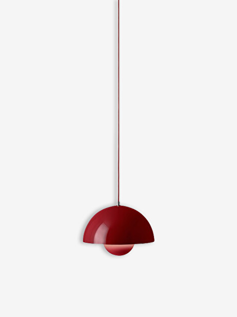 SUSPENSION FLOWERPOT VP7 ROUGE - &TRADITION  Rouge , Maison Bensimon