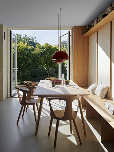 SUSPENSION FLOWERPOT VP7 ROUGE - &TRADITION  Rouge , Maison Bensimon