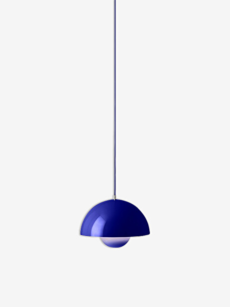 SUSPENSION FLOWERPOT VP7 BLEU COBALT - &TRADITION  Cobalt , Maison Bensimon