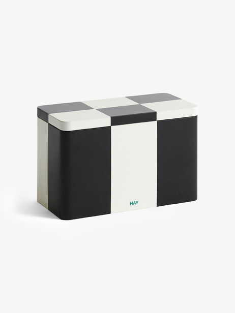 BOITE EN METAL NOIR ET BLANC - HAY  Multicolore , Maison Bensimon