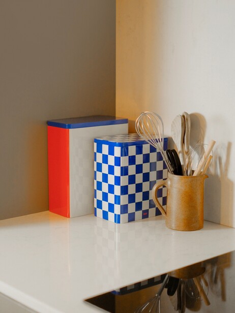 BOITE EN METAL TRICOLORE - HAY  Multicolore , Maison Bensimon