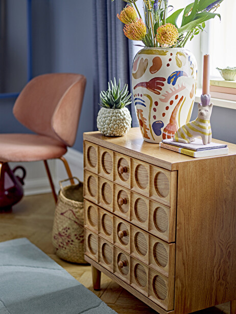 VASE HORUS GRES - BLOOMINGVILLE  Bleu , Maison Bensimon