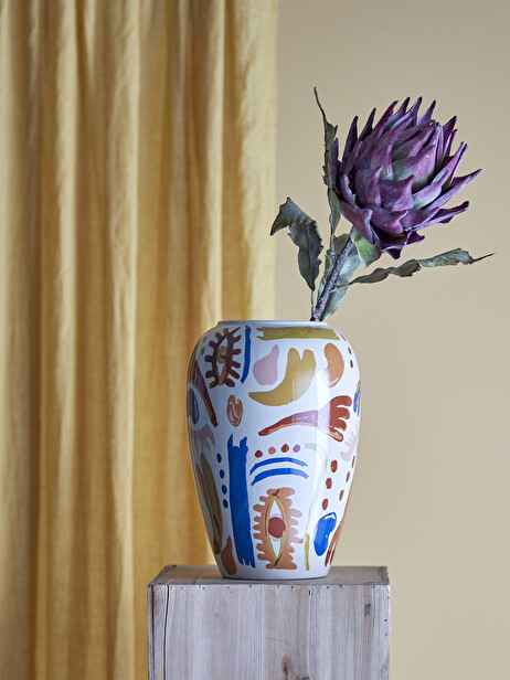 VASE HORUS GRES - BLOOMINGVILLE  Bleu , Maison Bensimon