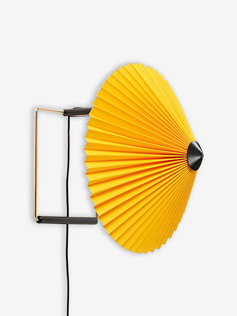 APPLIQUE MURALE MATIN XS COTON PLISSE JAUNE - HAY  Jaune , Maison Bensimon