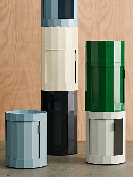 RANGEMENT FACET STEFAN SCHOLTEN ABS RECYCLE ECRU - HAY  Ecru , Maison Bensimon