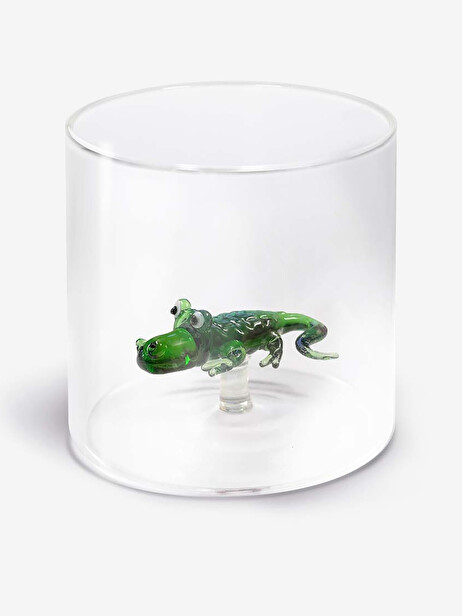 VERRE FIGURINE ALLIGATOR - WD LIFESTYLE EASYLIFE  Vert , Maison Bensimon