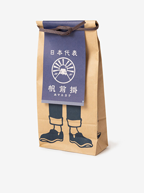TABLIER DE CUISINE JAPONAIS MAEKAKE MONT FUJI - ANYTHING  Marine , Maison Bensimon