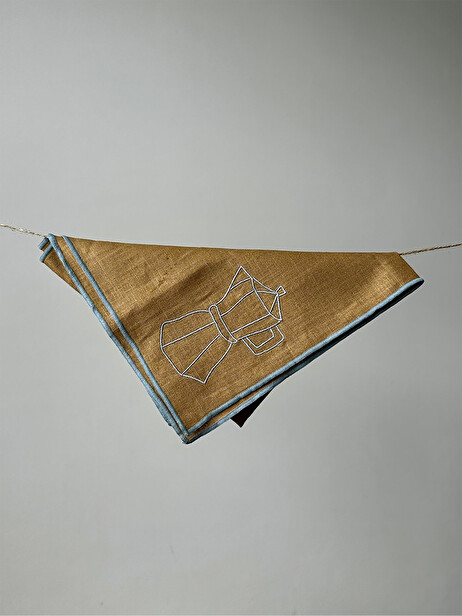 LOT DE 2 SERVIETTES CAFE - THE ECLECTIC LIFESTYLE  Beige , Maison Bensimon