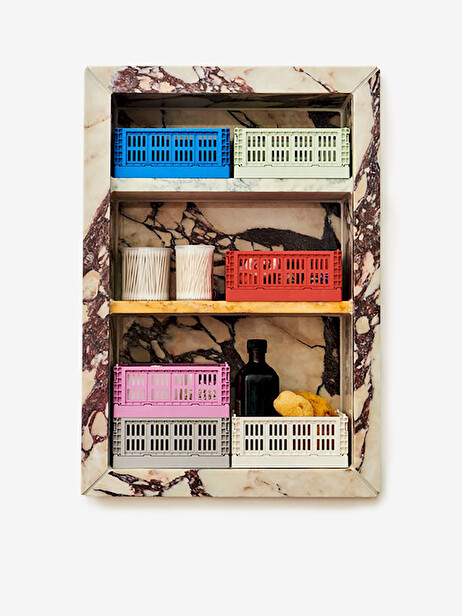PANIER COLOUR CRATE S POLYPROPYLENE RECYCLE BLEU VERT - HAY  Bleu , Maison Bensimon