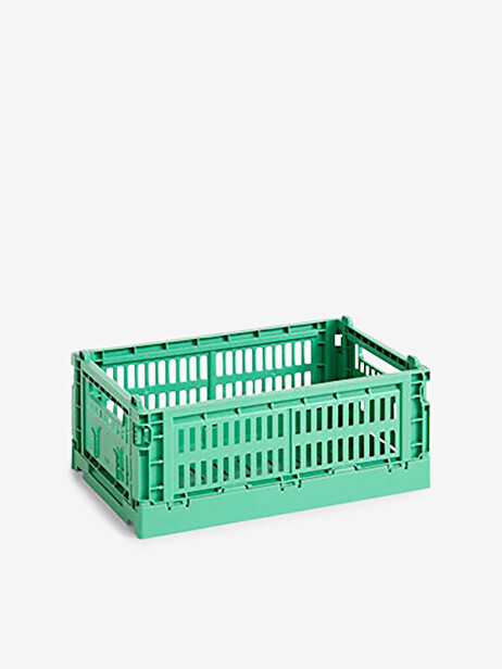 PANIER COLOUR CRATE S POLYPROPYLENE RECYCLE MENTHE - HAY  Menthe , Maison Bensimon