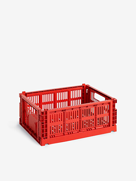 PANIER COLOUR CRATE M POLYPROPYLENE RECYCLE ROUGE - HAY  Rouge , Maison Bensimon