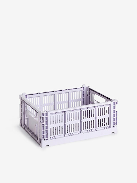 PANIER COLOUR CRATE M POLYPROPYLENE RECYCLE LILAS - HAY  Lilas , Maison Bensimon