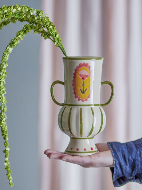 VASE ODINA  Ecru , Maison Bensimon