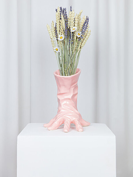 VASE GLOVE ROSE - LOLA MAYERAS  Rose , Maison Bensimon