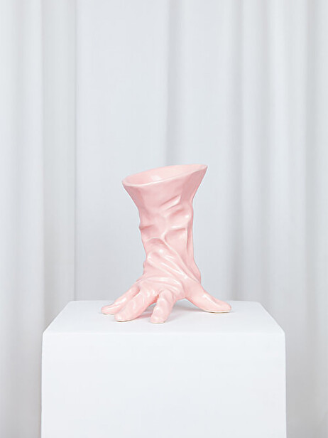 VASE GLOVE ROSE - LOLA MAYERAS  Rose , Maison Bensimon