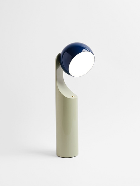 LAMPE NOMADE 180 MINT BLUE - HOUSE OF HOMEN  Bleu nuit , Maison Bensimon