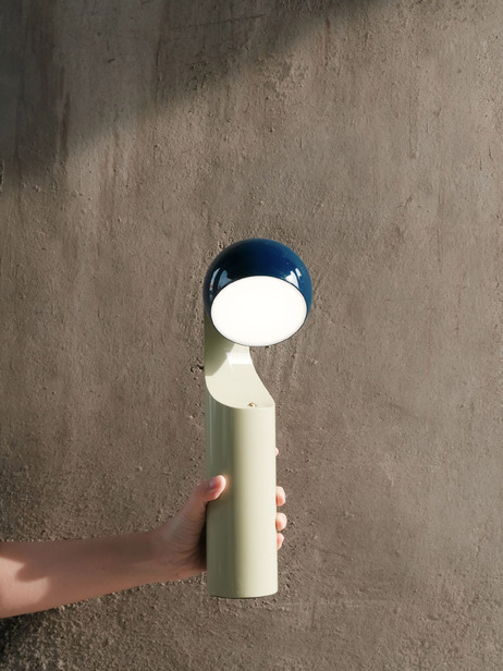 LAMPE NOMADE 180 MINT BLUE - HOUSE OF HOMEN  Bleu nuit , Maison Bensimon