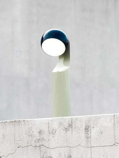 LAMPE NOMADE 180 MINT BLUE - HOUSE OF HOMEN  Bleu nuit , Maison Bensimon