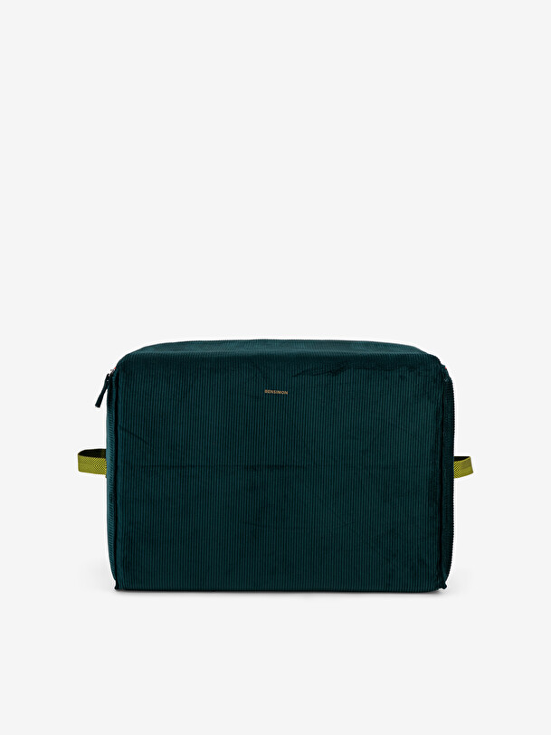HOUSE CASE VELVET CORDUROY L  Bleu canard , Maison Bensimon