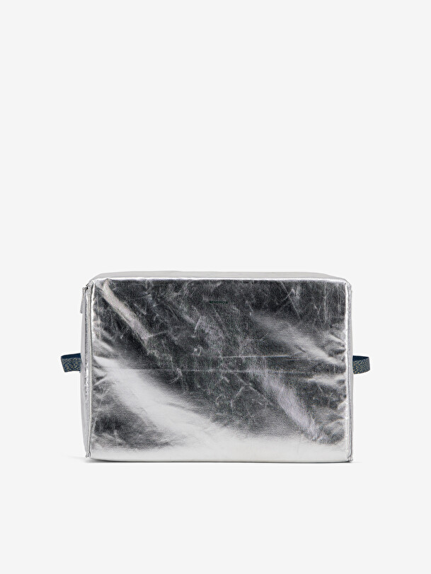 HOUSE CASE SHINY TWILL L  Silver , Maison Bensimon