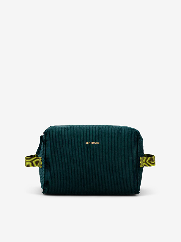 HOUSE CASE VELVET CORDUROY S  Bleu canard , Maison Bensimon